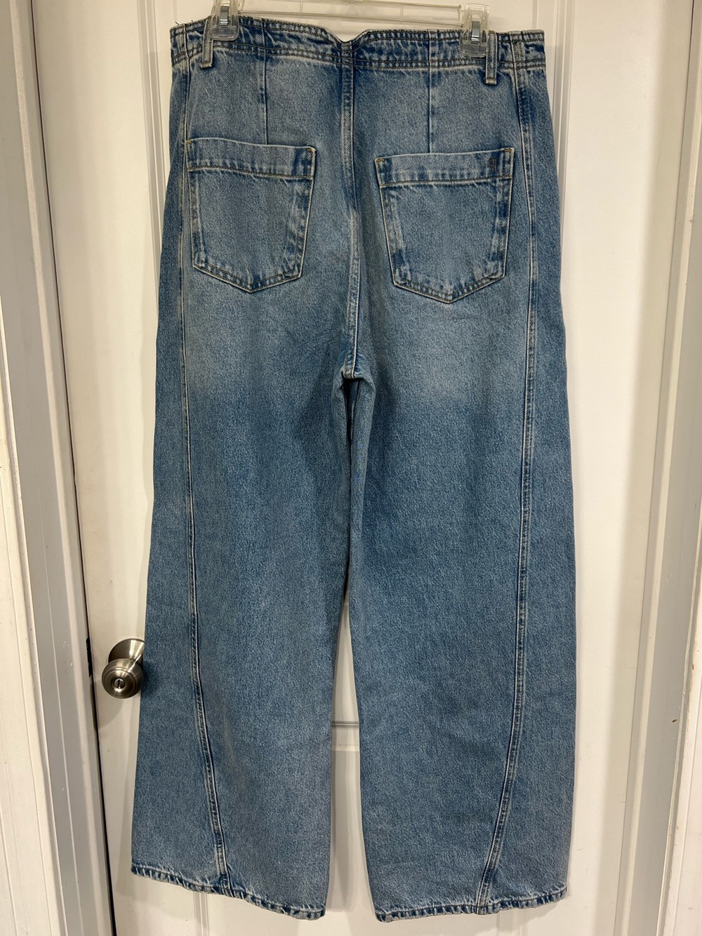 Pilcro Anthropologie Relaxed Wide Leg Light Wash Women's Jeans - Size 34” - Picture 5 of 16